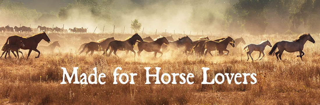 Horses running through a sunlit field. Made for horse lovers.