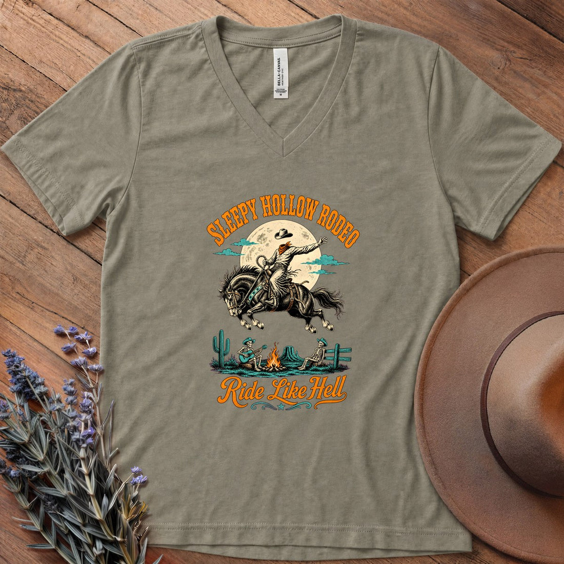 Sleepy Hollow Rodeo - Woman V-neck