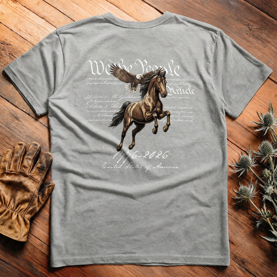 American Heritage We The People - Everyday Tee Back Print - Image 3