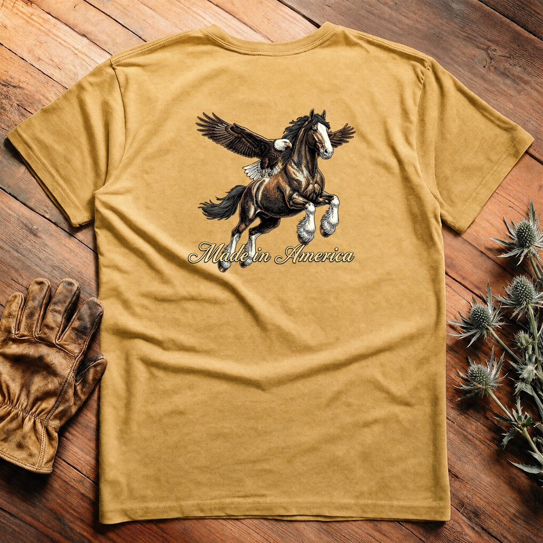 American Heritage - Heavyweight Tee Back Print - Image 6