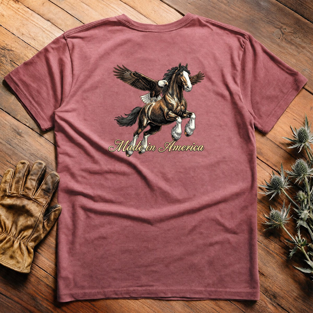 American Heritage - Heavyweight Tee Back Print - Image 3