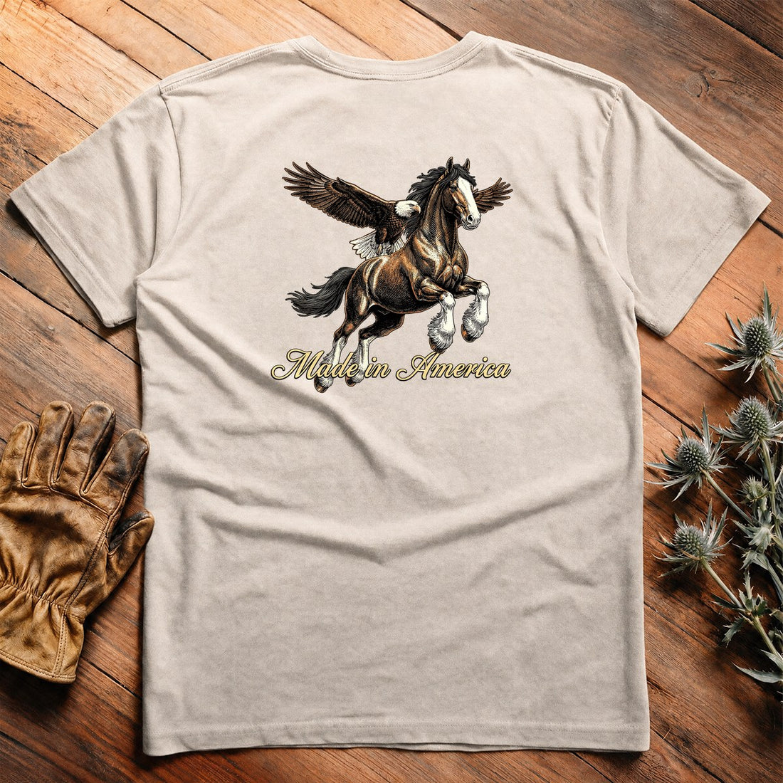 American Heritage - Heavyweight Tee Back Print - Image 4