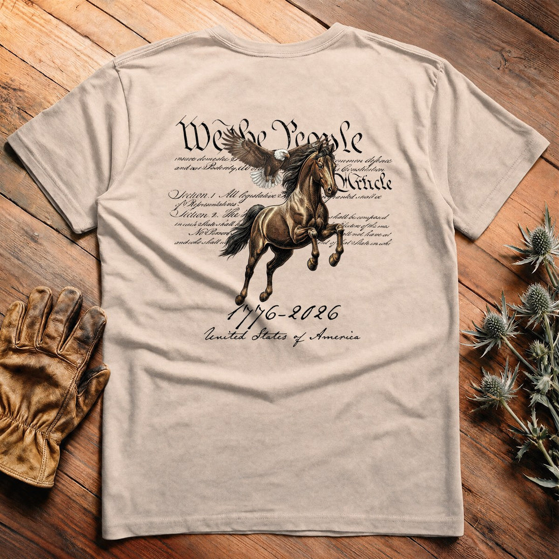 American Heritage We The People - Everyday Tee Back Print