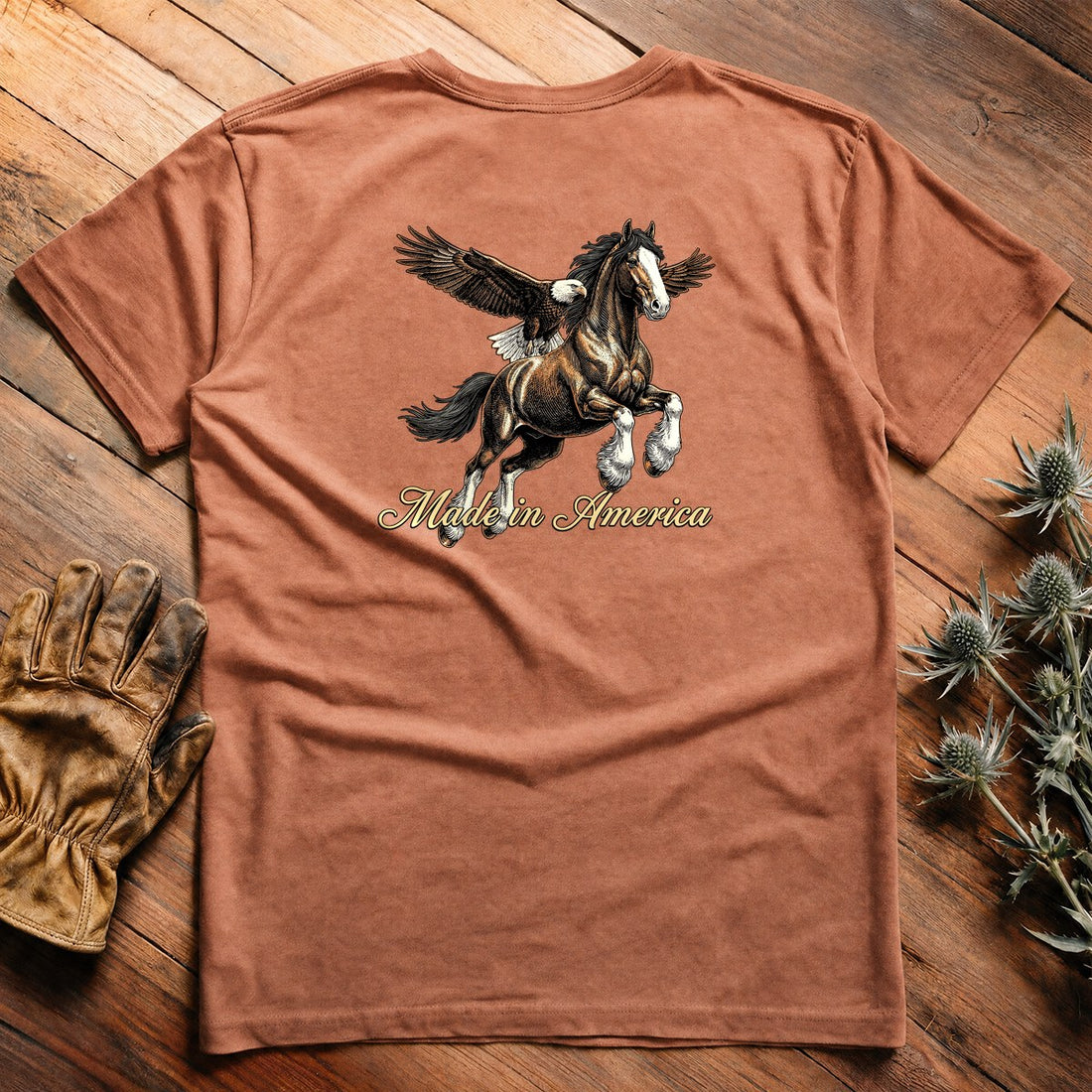 American Heritage - Heavyweight Tee Back Print - Image 7