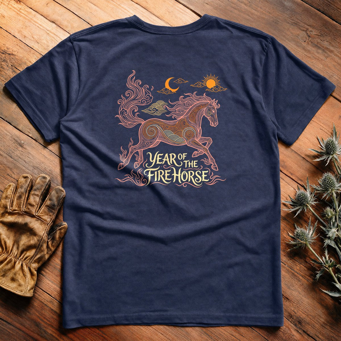 Year Of The Fire Horse 12 - Everyday Tee Back Print