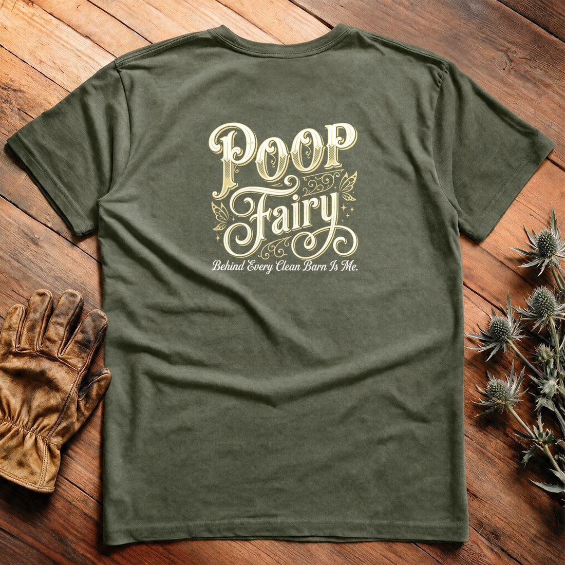 Poop Fairy - Everyday Tee Back Print